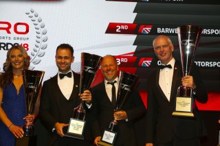 Flick Haigh Jonny Adam Mark Lemmer Derek Johnston 2018 SRO Awards Old Billingsgate London | British GT