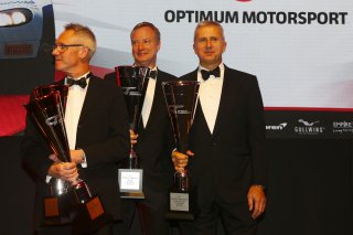 Mark Farmer Chris Needell Jon MInshaw 2018 SRO Awards Old Billingsgate London | British GT