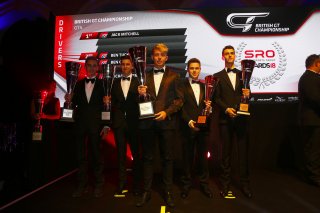 GT4 Drivers' Championship, Jack Mitchell (Century Motorsport), Ben Tuck & Ben Green (Century Motorsport), Charlie Fagg & Michael O'Brien (Tolman Motorsport), 2018 SRO Awards Old Billingsgate London | British GT