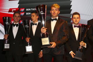 GT4 Drivers' Championship, Jack Mitchell (Century Motorsport), Ben Tuck & Ben Green (Century Motorsport), Charlie Fagg & Michael O'Brien (Tolman Motorsport), 2018 SRO Awards Old Billingsgate London | British GT