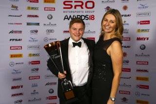 Charlie Kemp, HHC Motorsport, GT4 Drivers' Championship, Jack Mitchell (Century Motorsport), Ben Tuck & Ben Green (Century Motorsport), Charlie Fagg & Michael O'Brien (Tolman Motorsport), 2018 SRO Awards Old Billingsgate London | British GT