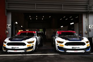 Sir Chris Hoy / Andy Priaulx Multimatic Motorsports Ford Mustang GT4 and Scott Maxwell / Seb Priaulx Multimatic Motorsports Ford Mustang GT4  | JEP