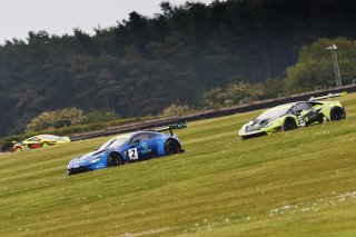 Mark Farmer / Nicki Thiim TF Sport Aston Martin V8 Vantage GT3 and Sam De Haan / Jonny Cocker Barwell Motorsport Lamborghini Huracan GT3 EVO  | JEP