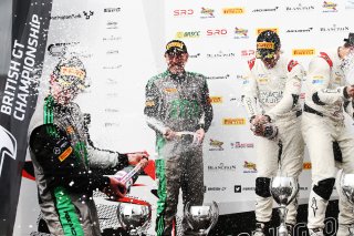 Mark Murfitt / Michael Broadhurst Fox Motorsport Mercedes-AMG GT4 and Kelvin Fletcher / Martin Plowman Beechdean AMR Aston Martin V8 Vantage GT4  | JEP