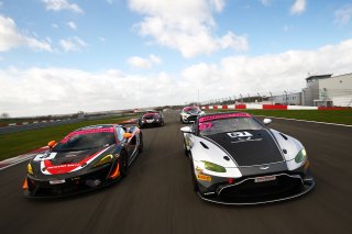 James Dorlin / Josh Smith Tolman Motorsport McLaren 570S GT4 and Micah Stanley / Ben Hurst Academy Motorsport Aston Martin V8 Vantage GT4  | JEP