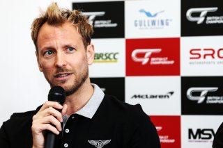 Rick Parfitt in the British GT press conference | JEP