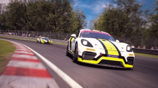 87 Luka Berk Porsche 718 Cayman GT4 Zansho Rocket Simsport | Xynamic Automotive Photography