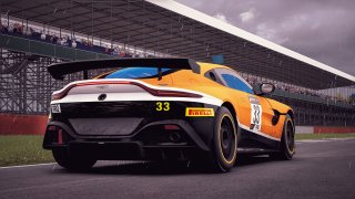 R4 Silverstone 33 Robbie Stapleford Aston Martin Vantage AMR GT4 Profile Racing | Xynamic Automotive Photography