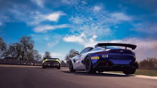 R5 Donington 27 Kevin Siclari Aston Martin Vantage AMR GT4 Racing Line Motorsport | Xynamic Automotive Photography
