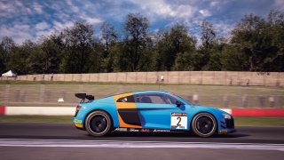 R5 Donington 2 Chris Hoeke Audi R8 LMS GT4 Rennwelten Pro Team | Xynamic Automotive Photography