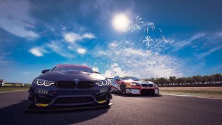 R5 Donington 9 Angus Fender BMW M6 GT3 Century Motorsport 62 Nils Naujoks BMW M4 GT4 BMW Motorsport SIM G2 Esports | Xynamic Automotive Photography