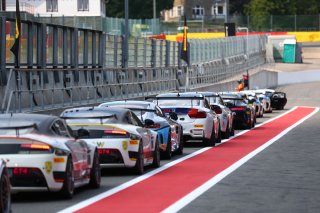 GT4 cars in the pitlane | British GT