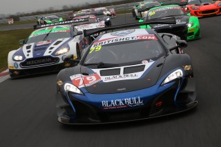 Black Bull Ecurie Ecosse McLaren 650S GT3, Snetterton Media Day | British GT