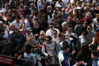 Fans at the British GT podium  | JEP