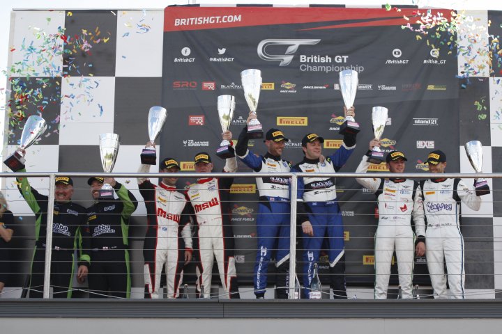 McCaig/Bell give Black Bull Ecurie Ecosse Donington British GT3 victory as Johnston/Adam overturn points deficit to win title
