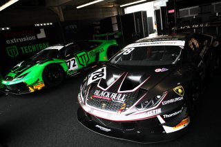 #72 Adam Balon / Phil Keen - Barwell Motorsport Lamborghini Huracan GT3 Evo and #78 Rob Collard / Sandy Mitchell - Barwell Motorsport Lamborghini Huracan GT3
 | SRO Motorsports Group