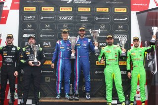 Richard Neary / Sam Neary - Team ABBA Racing Mercedes-AMG GT3, Kevin Tse / Tom Onslow-Cole - RAM Racing Mercedes-AMG GT3, Leo Machitski / Dennis Lind - Barwell Motorsport Lamborghini Huracan GT3 Evo
 | SRO Motorsports Group