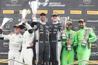 Kelvin Fletcher / Martin Plowman - JRM Racing Bentley Continental GT3 Ahmad Al Harthy / Charlie Eastwood Oman Racing Aston Martin Vantage GT3 Leo Machitski / Dennis Lind - Barwell Motorsport Lamborghini Huracan GT3 Evo
 | SRO Motorsports Group