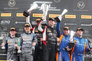 Mark Sansom / Charlie Robertson - Assetto Motorsport Ginetta G56 John Ferguson / Scott McKenna - Toyota GAZOO Racing UK Toyota GR Supra GT4 Nick Halstead / Jamie Stanley - Fox Motorsport McLaren 570S GT4
 | SRO Motorsports Group