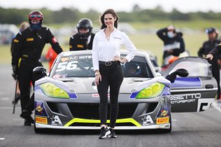 Mark Sansom / Charlie Robertson - Assetto Motorsport Ginetta G56 Grid Girl
 | SRO Motorsports Group