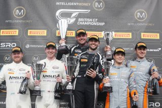 Chris Salkeld / Andrew Gordon-Colebrooke - Century Motorsport BMW M4 GT4 Will Moore / Matt Cowley - Academy Motorsport Ford Mustang GT4 Alain Valente / Michael Benyahia - Team Rocket RJN McLaren 570S GT4
 | SRO Motorsports Group