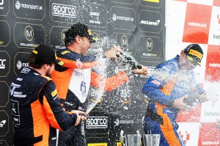 Matt Topham / Darren Burke - Newbridge Motorsport Aston Martin Vantage AMR GT4 Nick Halstead / Jamie Stanley - Fox Motorsport McLaren 570S GT4
 | SRO Motorsports Group