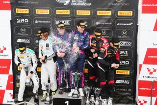 Adam Balon / Sandy Mitchell - Barwell Motorsport Lamborghini Huracan GT3 Evo Ian Loggie / Yelmer Buurman - RAM Racing Mercedes-AMG GT3 Michael Igoe / Phil Keen - WPI Motorsport Lamborghini Huracan GT3 Evo
 | Jakob Ebrey