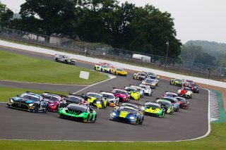 Start of the race, Hunter Abbott / Martin Kodric - 2 Seas Motorsport Mercedes-AMG leads
 | SRO Motorsports Group