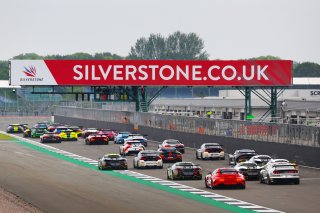 Start of the race, Hunter Abbott / Martin Kodric - 2 Seas Motorsport Mercedes-AMG leads
 | SRO Motorsports Group
