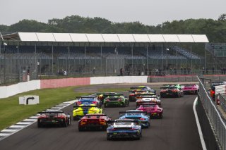 Race Start, Hunter Abbott / Martin Kodric - 2 Seas Motorsport Mercedes-AMG lead
 | JEP