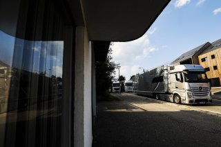 British GT trucks arrive at the circuit
 | SRO Motorsports Group