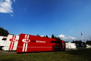 British GT trucks arrive at the circuit
 | SRO Motorsports Group