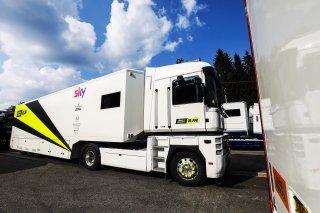 British GT trucks arrive at the circuit
 | SRO Motorsports Group