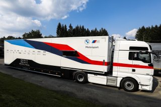 British GT trucks arrive at the circuit
 | SRO Motorsports Group