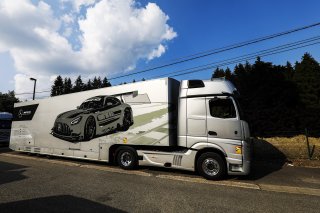 British GT trucks arrive at the circuit
 | SRO Motorsports Group