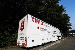 British GT trucks arrive at the circuit
 | SRO Motorsports Group