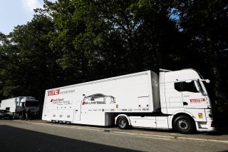 British GT trucks arrive at the circuit
 | SRO Motorsports Group