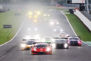 Race Start - Michael Igoe / Phil Keen - WPI Motorsport Lamborghini Huracan GT3 Evo leads
 | James Roberts