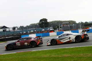 Matt Topham / Darren Turner - Newbridge Motorsport Aston Martin Vantage AMR GT4 and Stewart Proctor / Lewis Proctor - Balfe Motorsport McLaren 720S GT3
 | JEP