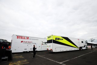 British GT teams arrive in the Oulton Park paddock
 | SRO Motorsports Group