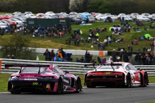 Shaun Balfe / Adam Carroll - Balfe Motorsport Audi R8 LMS Evo II GT3 and Ian Loggie / Jules Gounon - RAM Racing Mercedes-AMG GT3 
 | SRO Motorsports Group