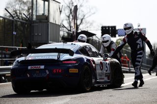 Ross Wylie / Benji Hetherington - Valluga Racing Porsche 718 Cayman GT4 RS CS
 | JEP