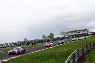 Start of Race 2,  Ian Loggie / Jules Gounon - RAM Racing Mercedes-AMG GT3 lead
 | SRO Motorsports Group
