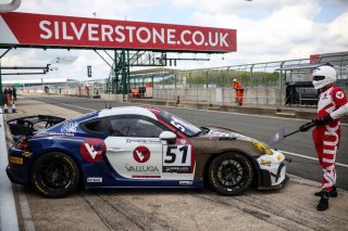 Ross Wylie / Matthew Graham - Valluga Racing Porsche 718 Cayman GT4 RS CS
 | British GT/JEP