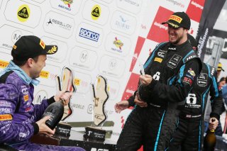 Matt Topham / Darren Turner - Newbridge Motorsport Aston Martin Vantage AMR GT4 and Aaron Morgan / Bobby Trundley - Team BRIT McLaren 570S GT4
 | British GT/JEP