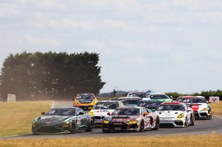 Race 2 Start GT4 - Josh Miller / Jamie Day - R Racing Aston Martin Vantage AMR GT4
 | British GT/JEP