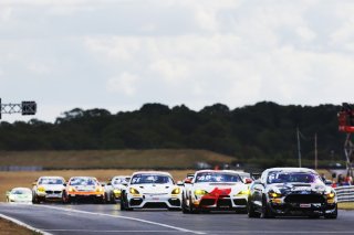 Matt Cowley / Marco Signoretti - Academy Motorsport Ford Mustang GT4, GT4 Race 1 Start
 | British GT/JEP