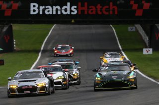 Start of the race, Richard Williams / Sennan Fielding - Steller Motorsport Audi R8 LMS GT4
 | SRO Motorsports Group