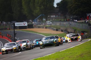 Start of the race, Richard Williams / Sennan Fielding - Steller Motorsport Audi R8 LMS GT4
 | SRO Motorsports Group