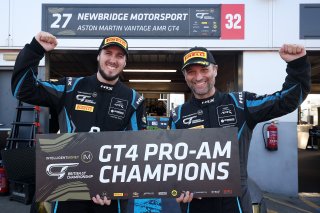 Matt Topham / Darren Turner - Newbridge Motorsport Aston Martin Vantage AMR GT4 
 | British GT/JEP